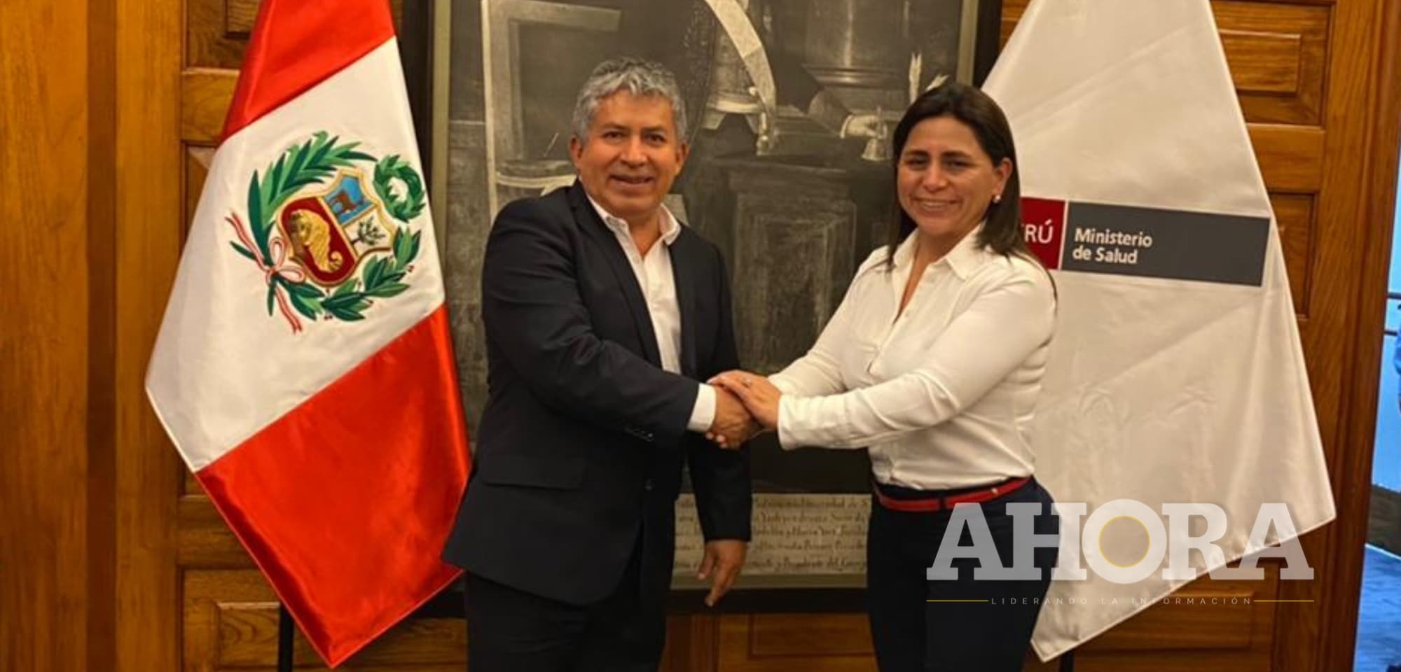 Gobernador exigió a la ministra de Salud construir hospitales en Llata y La Unión