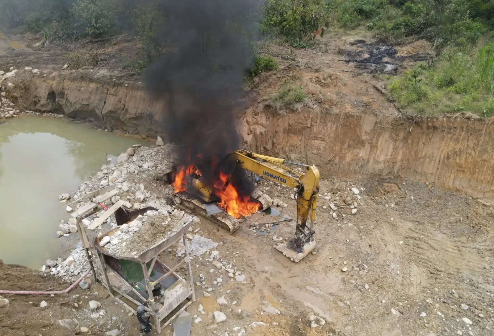 Minería ilegal: Desarticulan presunta organización criminal en Alto Alianza, Leoncio Prado