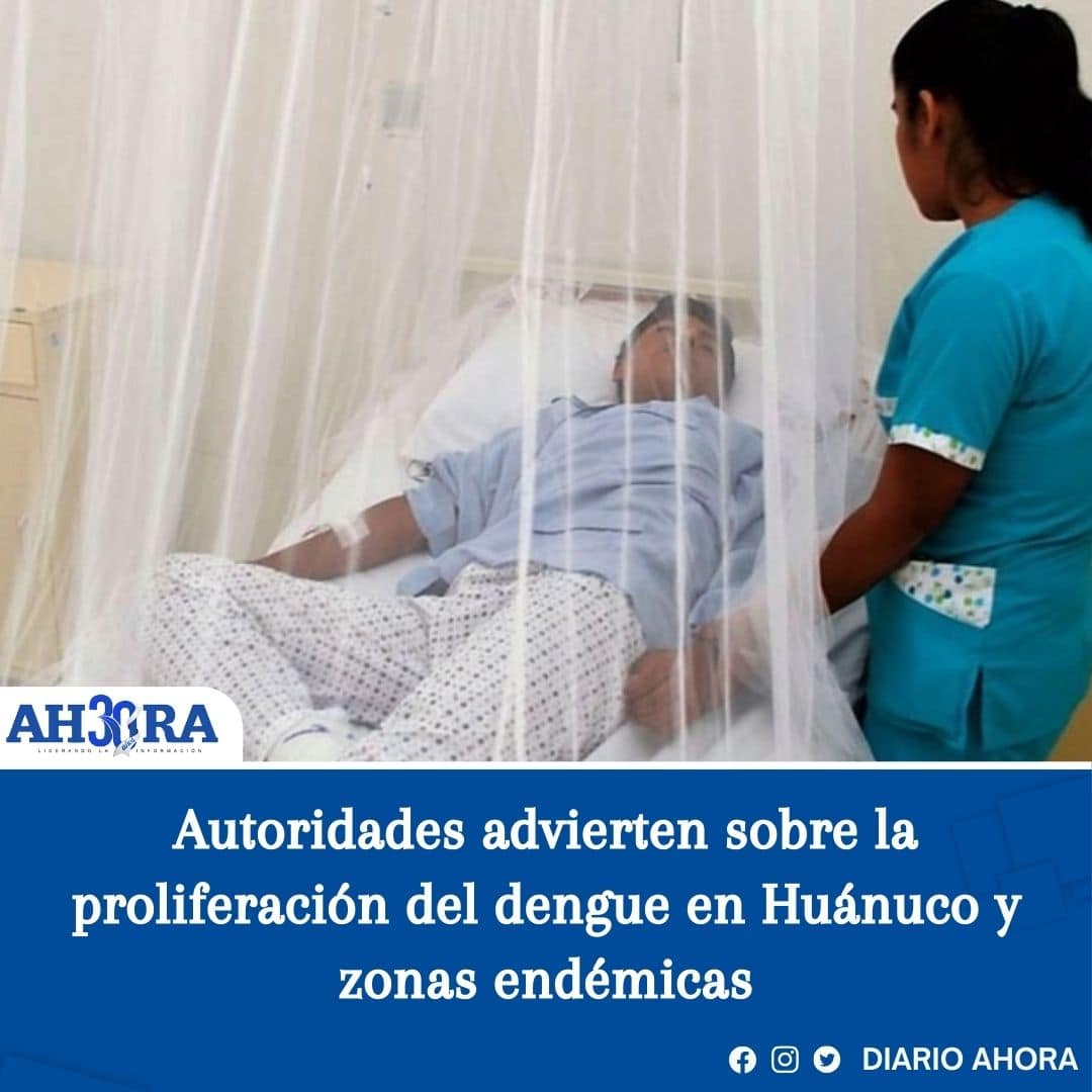 Autoridades advierten sobre la proliferación del dengue en Huánuco y zonas endémicas