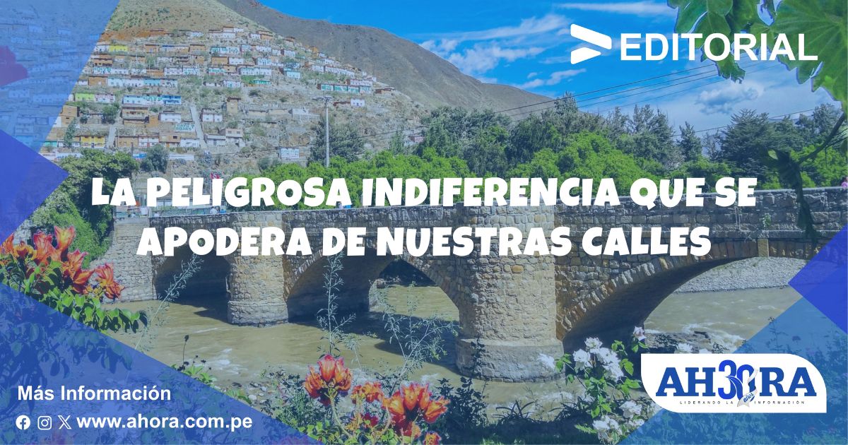 La peligrosa indiferencia que se apodera de nuestras calles