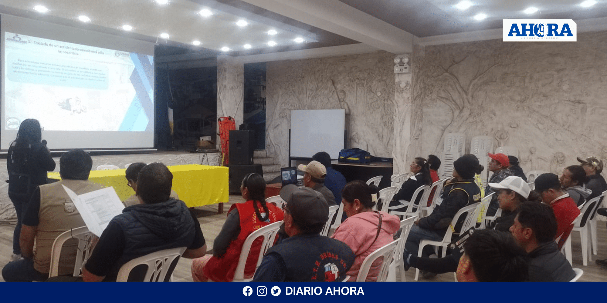 Capacitarán a brigadas comunitarias en Huariaca para gestión de desastres