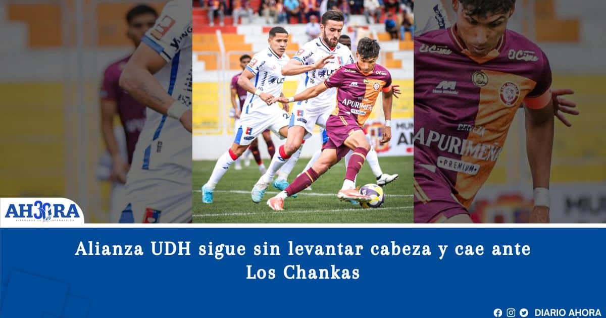 Alianza UDH sigue sin levantar cabeza y cae ante Los Chankas