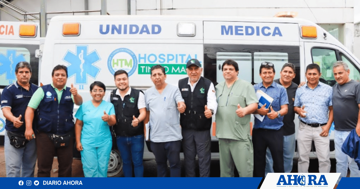 Inauguran ambulancia tipo II en Hospital Tingo María 
