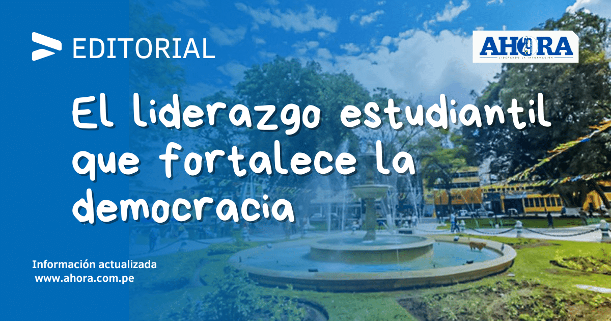 El liderazgo estudiantil que fortalece la democracia