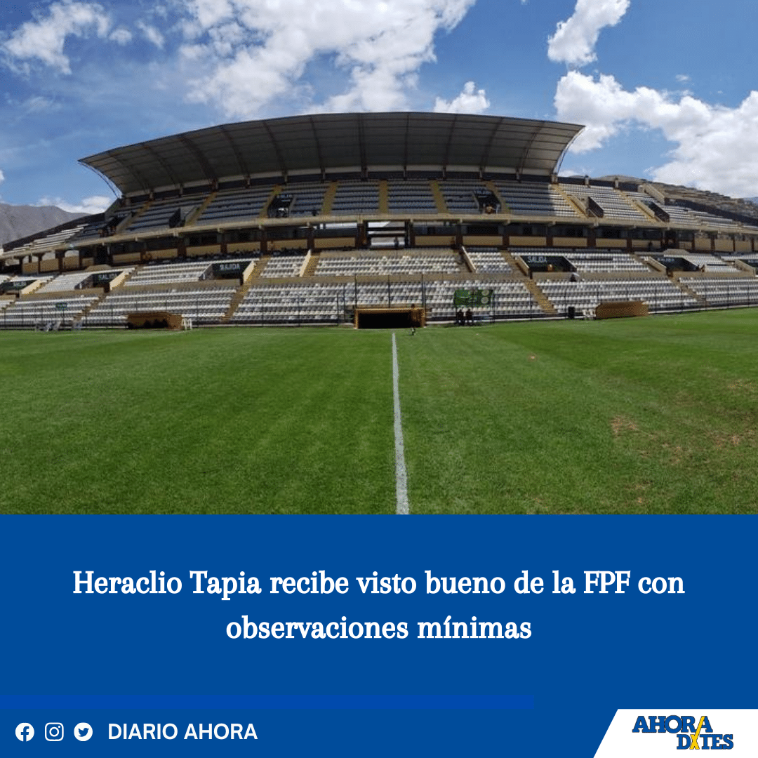 Heraclio Tapia recibe visto bueno de la FPF con observaciones mínimas