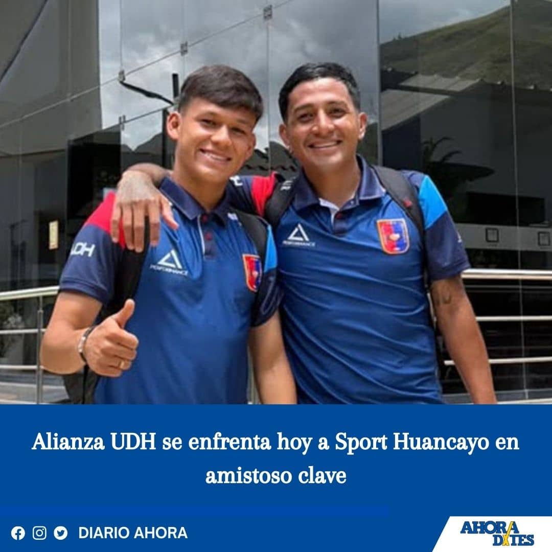 Alianza UDH se enfrenta hoy a Sport Huancayo en amistoso clave