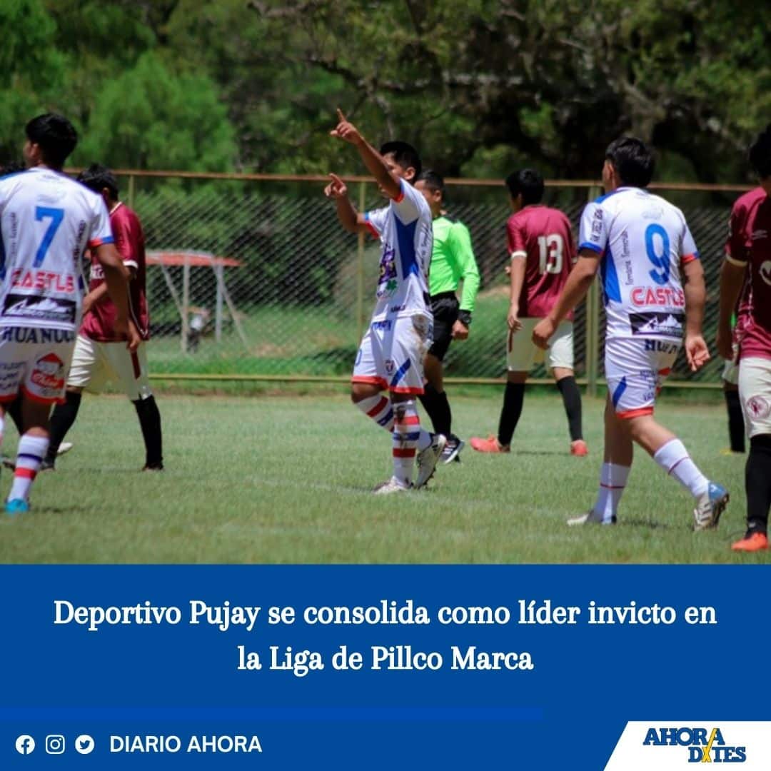 Deportivo Pujay se consolida como líder invicto en la Liga de Pillco Marca