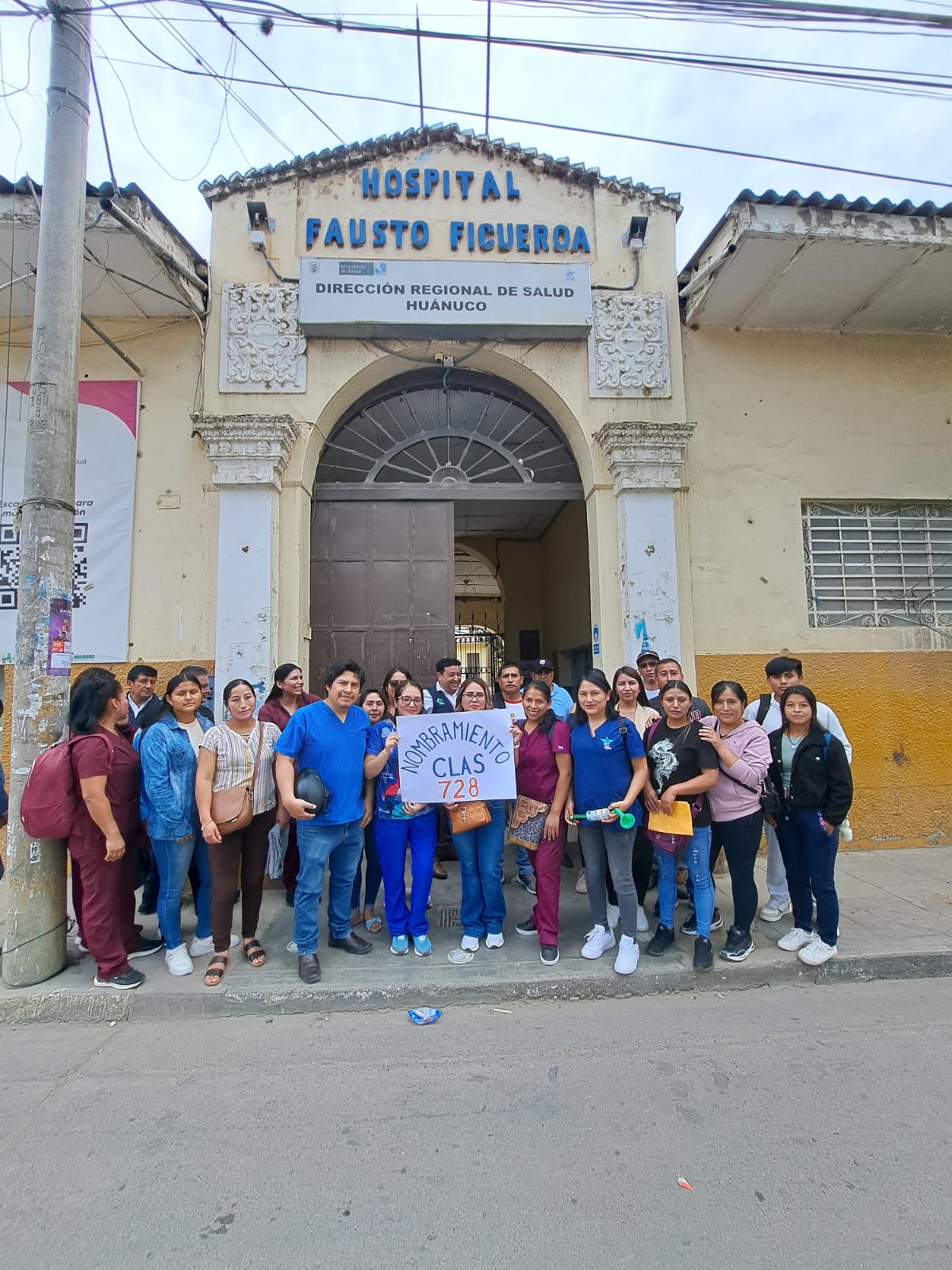 Personal de Salud CLAS 728 exige cumplimiento de cronograma de nombramiento