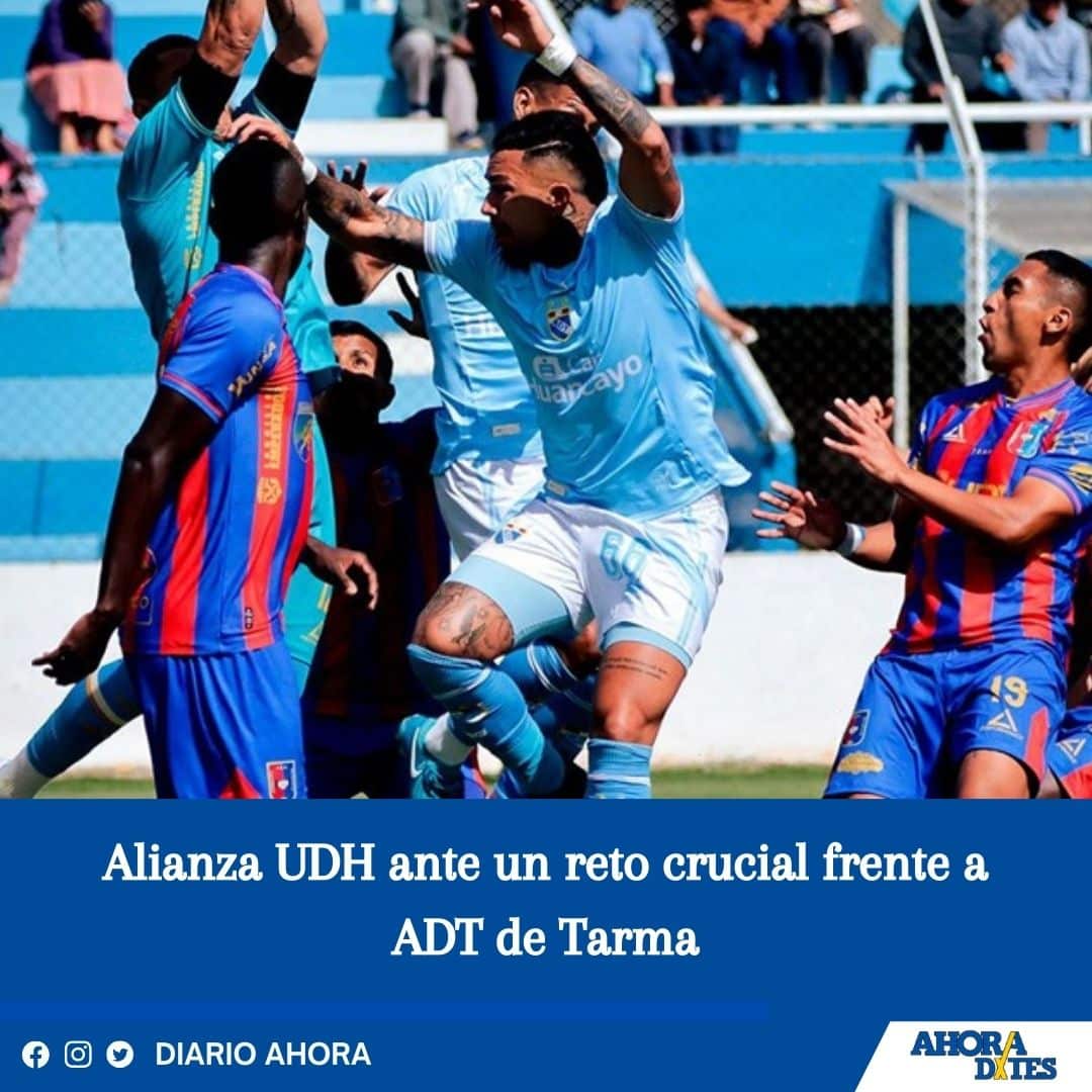 Alianza UDH ante un reto crucial frente a ADT de Tarma