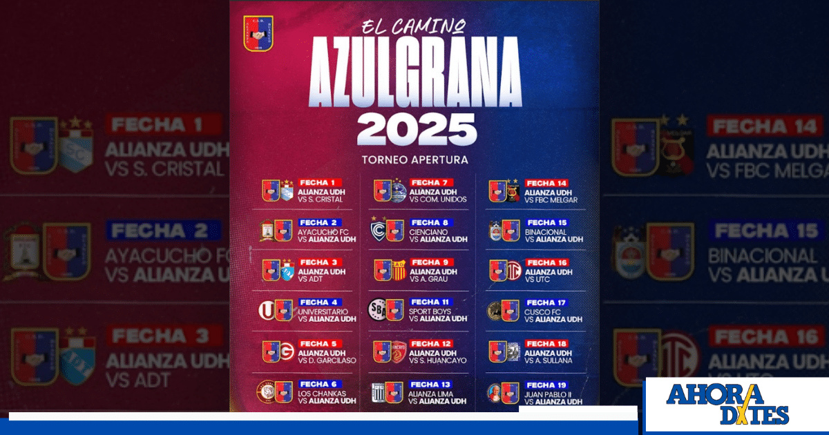 Alianza UDH recibe a Sporting Cristal en su regreso a la Liga 1