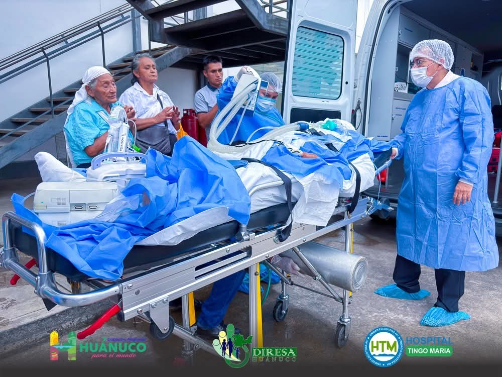 Paciente con quemaduras graves es referido de emergencia de Tingo María a Lima