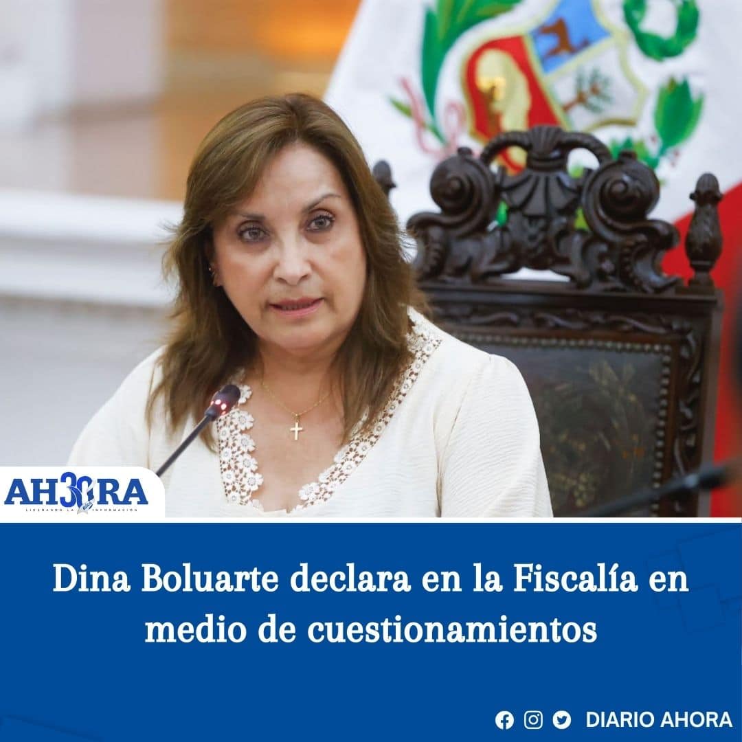 Dina Boluarte declara en la Fiscalía en medio de cuestionamientos