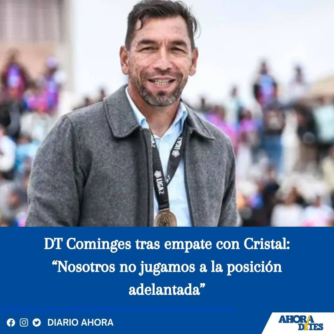 DT Cominges tras empate con Cristal: “Nosotros no jugamos a la posición adelantada”