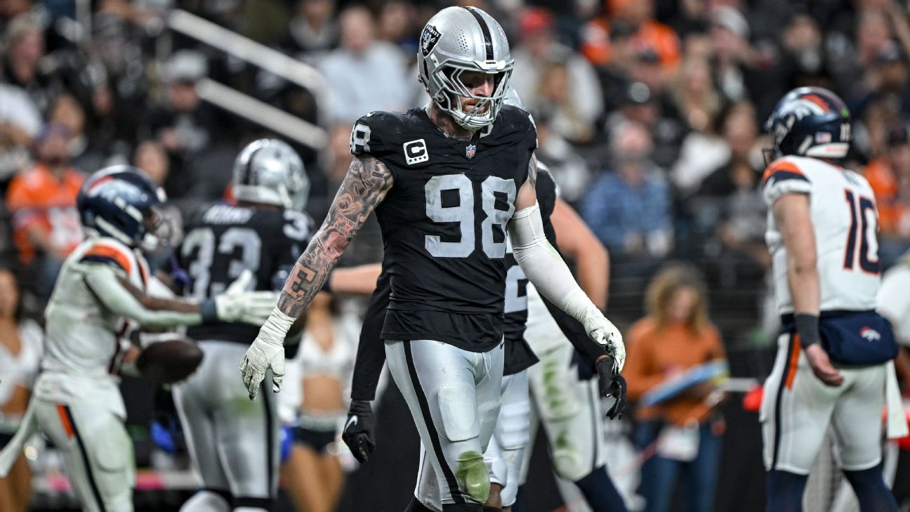 Maxx Crosby no llega a Baltimore: fracasó el traspaso, todos los detalles