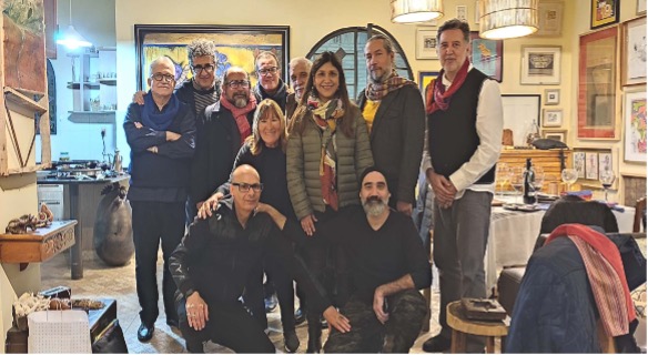 Carmen Caballero con Osvaldo Salerno, Coco González, Antonio Guzmán, Carmen Caballero con Osvaldo Salerno, Coco González, Antonio Guzmán,