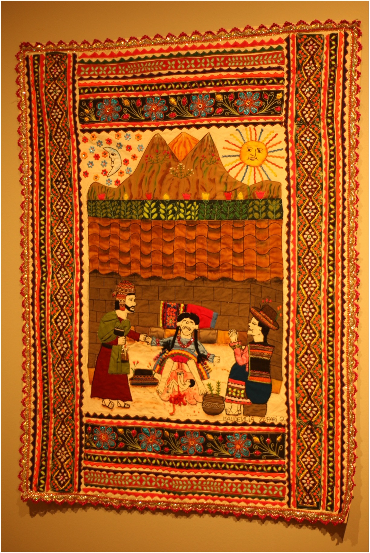 GAUDENCIA YUPARI QUISPE EN EL MUSEO GRASSI DE LEIPZIG