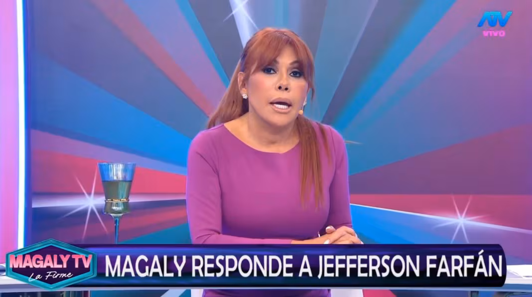 Magaly Medina reta a Jefferson Farfán a mostrar pruebas ante el Poder Judicial