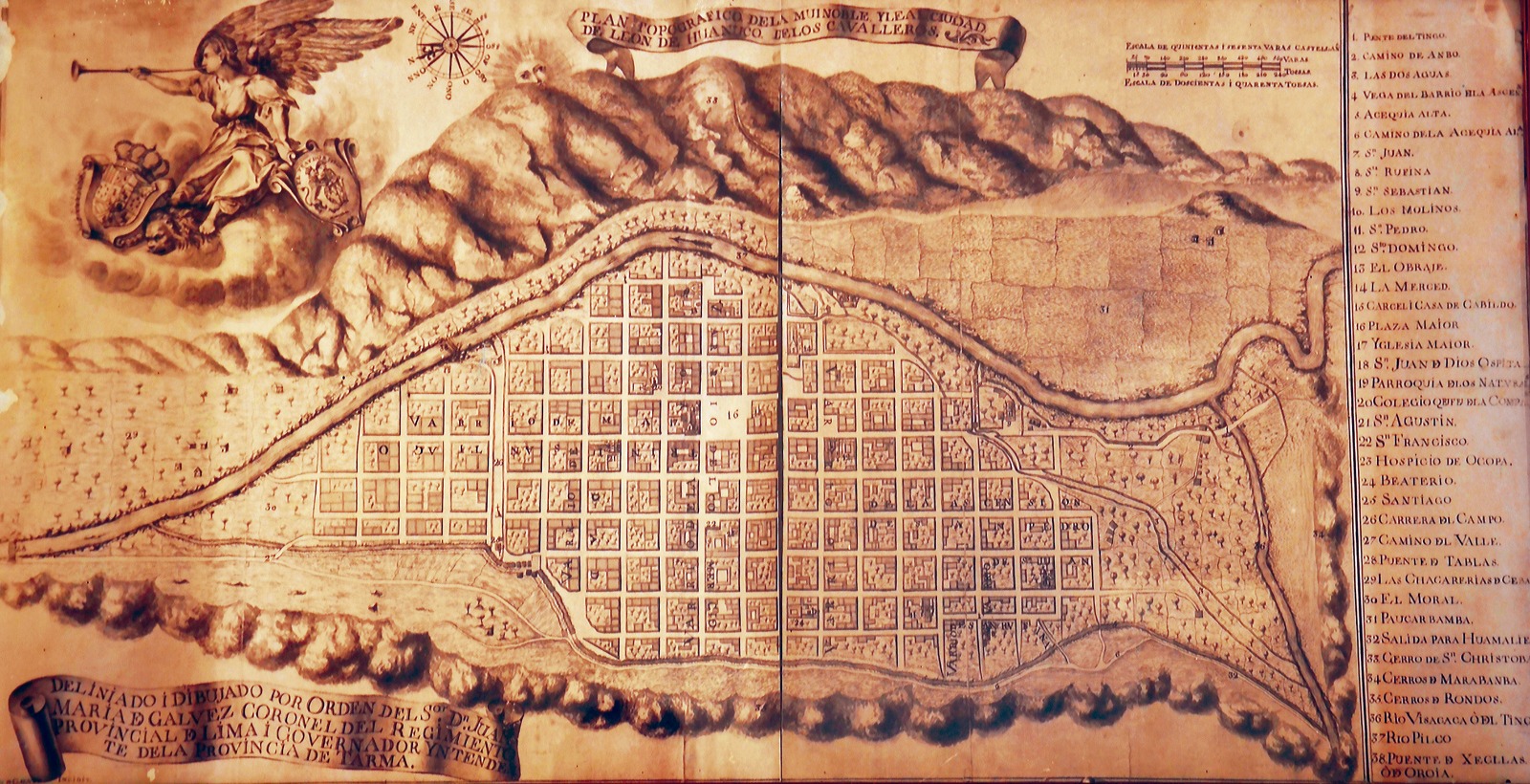 Origen histórico de la Alameda de la República de Huánuco
