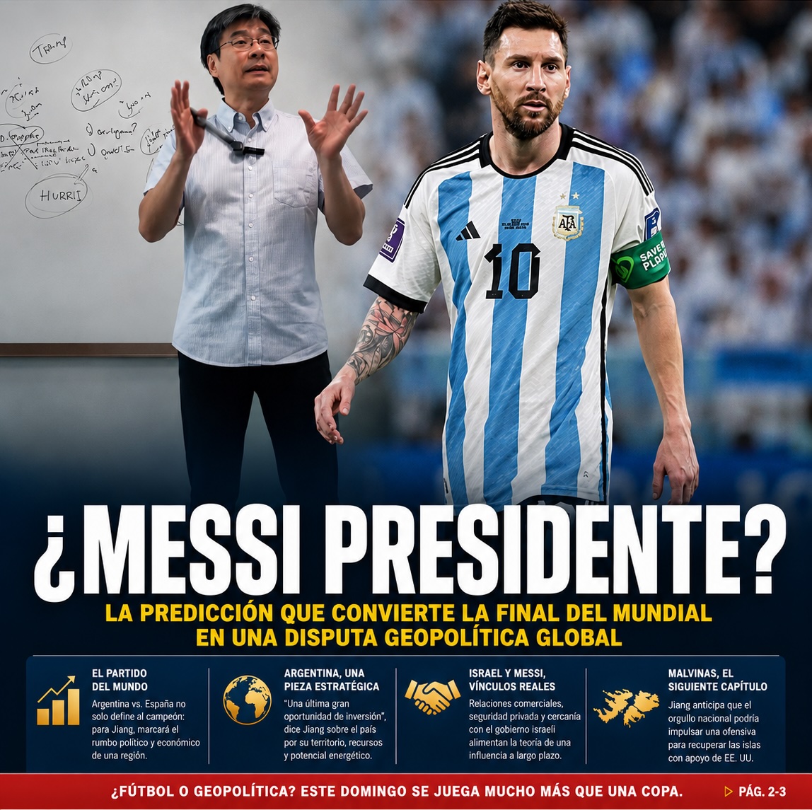 ¿Messi presidente de Argentina? La predicción que convierte la final del Mundial en una disputa geopolítica