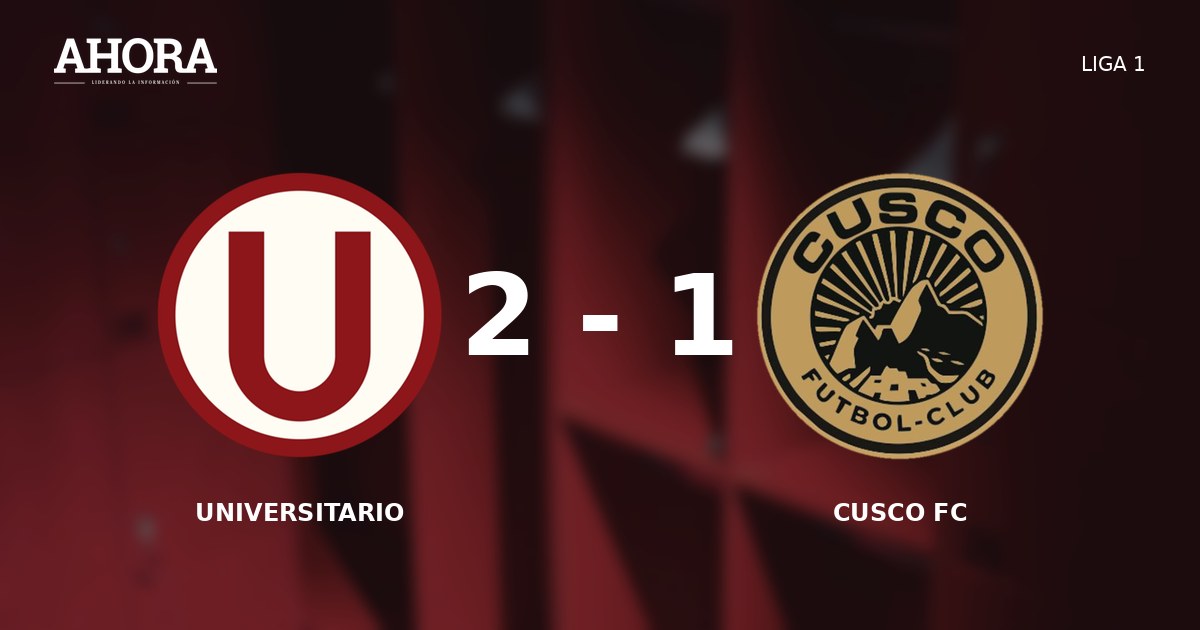 Liga 1 2026: Universitario lidera el Torneo Clausura tras vencer 2-1 a Cusco FC